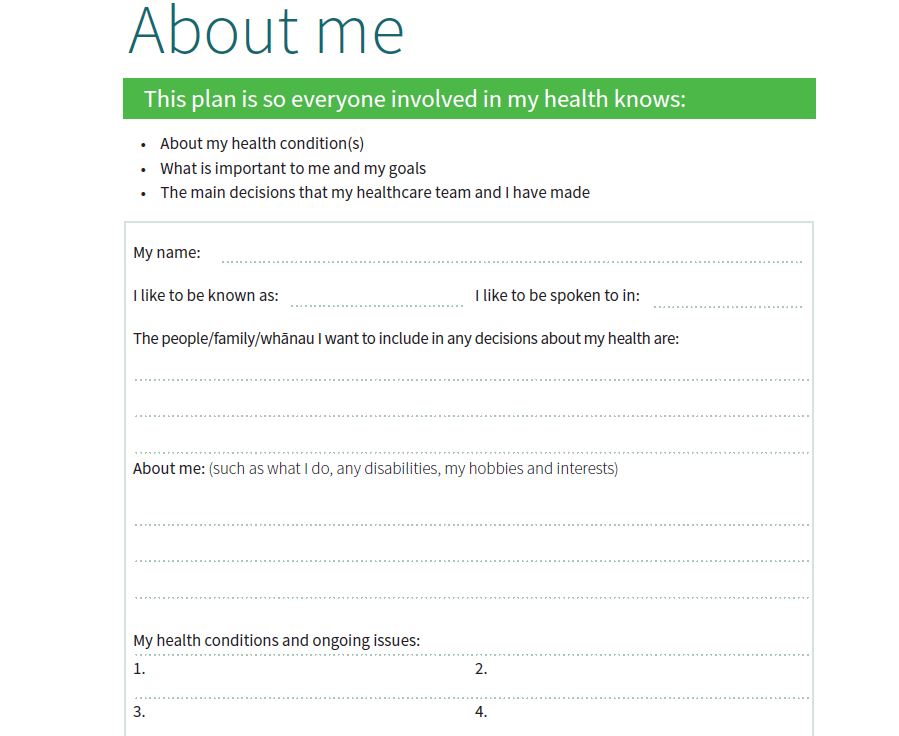 LTC My Plan - Health Care Home