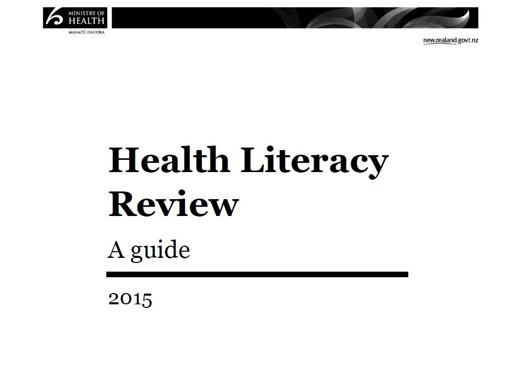 health literacy literature review